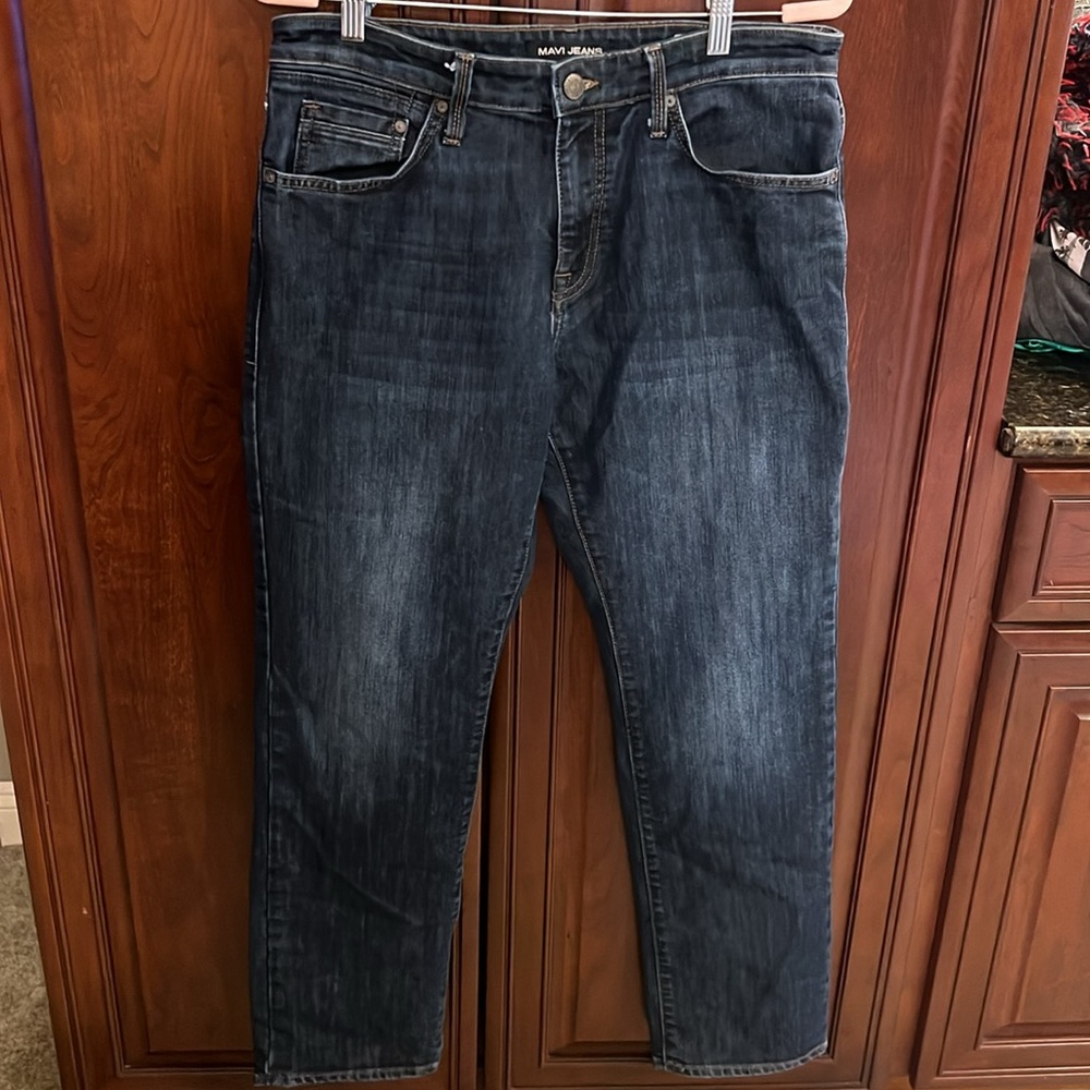 Mavi Matt Relaxed Straight Leg Jeans 33 x 32